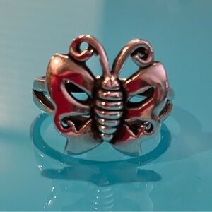 Sterling Butterfly Ring